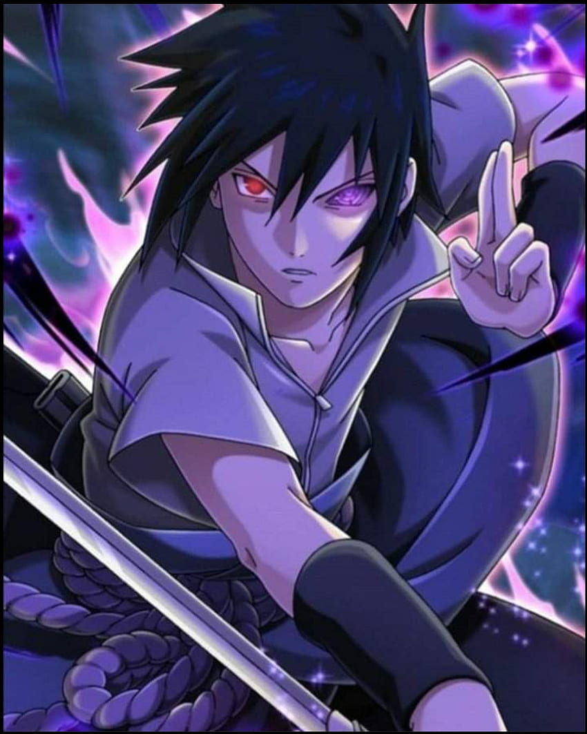Badass Sasuke, Naruto, Anime HD-Handy-Hintergrundbild