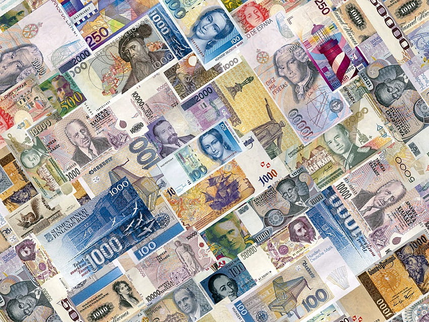 Mata uang, uang tunai, uang, uang kertas Wallpaper HD