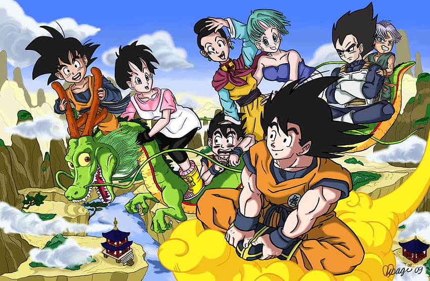 DBZ Warriors - Dragon ball Z of Goku, Vegeta, Vegeta and Trunks HD wallpaper