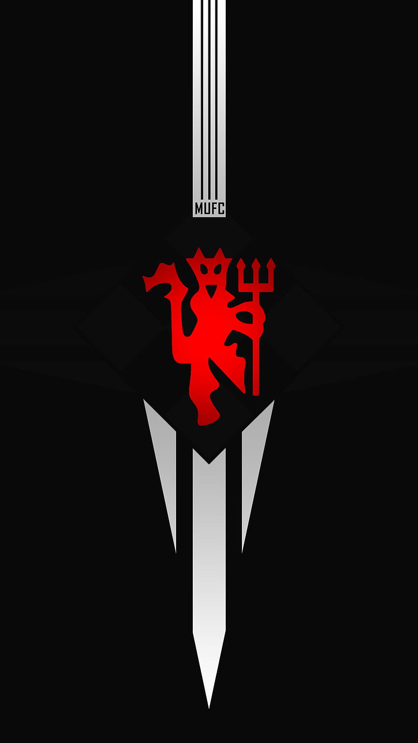 Logotipo de Man United para móviles iPhone y Android - Man Utd Core, Manchester United fondo de pantalla del teléfono