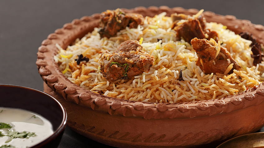 Najlepsi szefowie kuchni w Indiach ujawniają, jakie są ich ulubione biryani, baranina biryani Tapeta HD