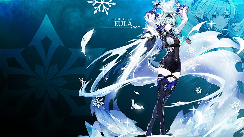 NightTIDE - Eula Genshin Impact Mobile and ; Good luck on your rolls for our tall icy lady, and may vengeance be yours! ❄️For the rest of the playable HD wallpaper