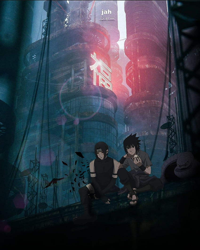Brüder Uchiha, Animeedit, Anime, Animexreality HD-Handy-Hintergrundbild