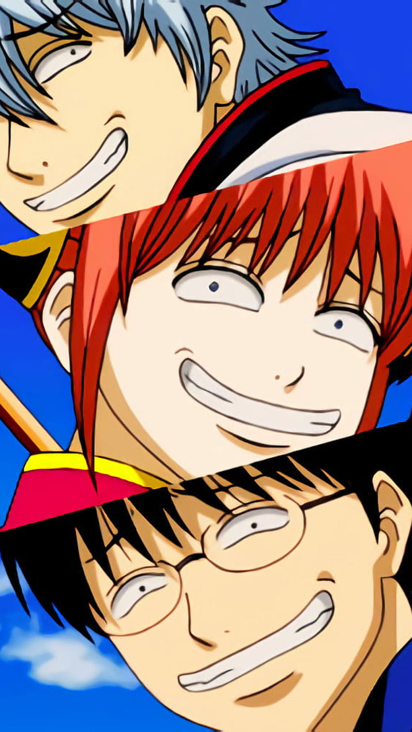 ประกอบ Gintama , อะนิเมะ, ตลก, Gintoki Sakata, Kagura ( Gintama) • สำหรับคุณ Gintama ตลก วอลล์เปเปอร์โทรศัพท์ HD
