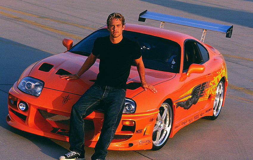 Paul Walker's 'Fast & Furious' car sells for $555,000 at auction, Paul Walker Supra HD wallpaper