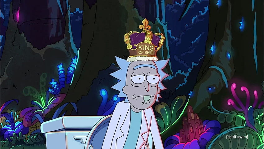 Rick und Morty, trauriger Rick Sanchez HD-Hintergrundbild