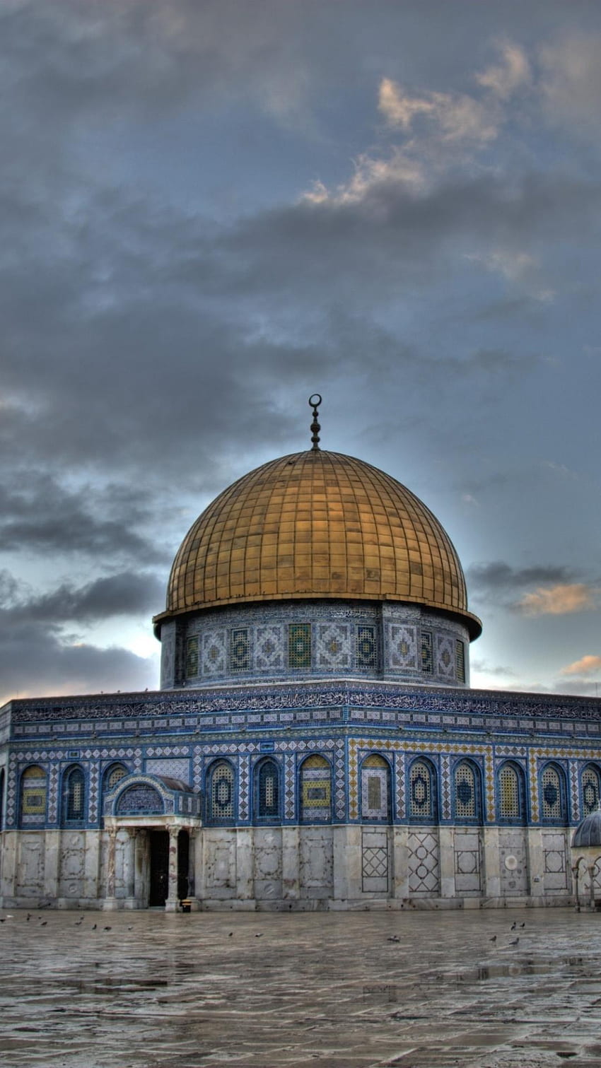 Al-Aqsa-Moschee. Al-Aqsa-Moschee, muslimisch HD-Handy-Hintergrundbild