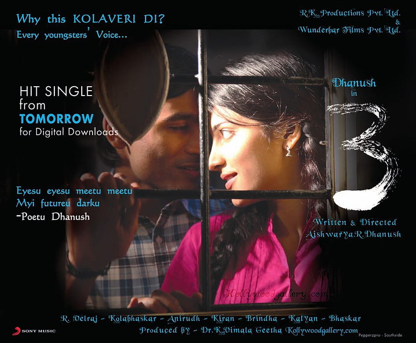 mashababko: 3 Tamil Movie, 3 Moonu Movie papel de parede HD