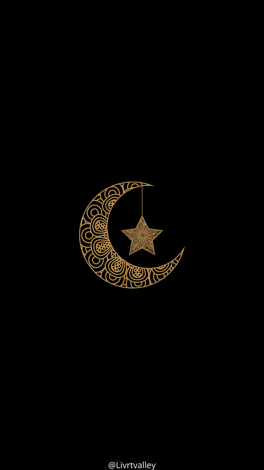 Eid moon star, allah, islam, islamic, muslim, eidmubarak, ramadan, happyeid HD phone wallpaper