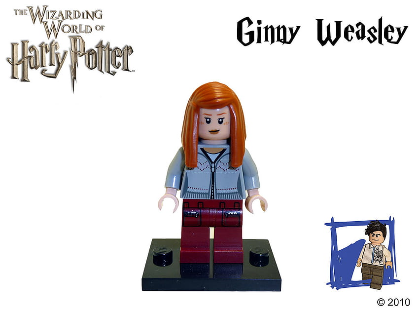 Ginny Weasley. Ginny Weasley, an official minifigure that c, Ginny Weasley Cartoon HD wallpaper