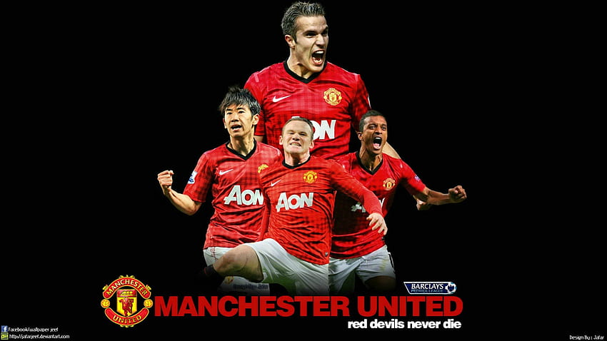 Manchester United, Rooney, Man United, Robin van Persie, Manchester United, Champions League, Nike HD-Hintergrundbild