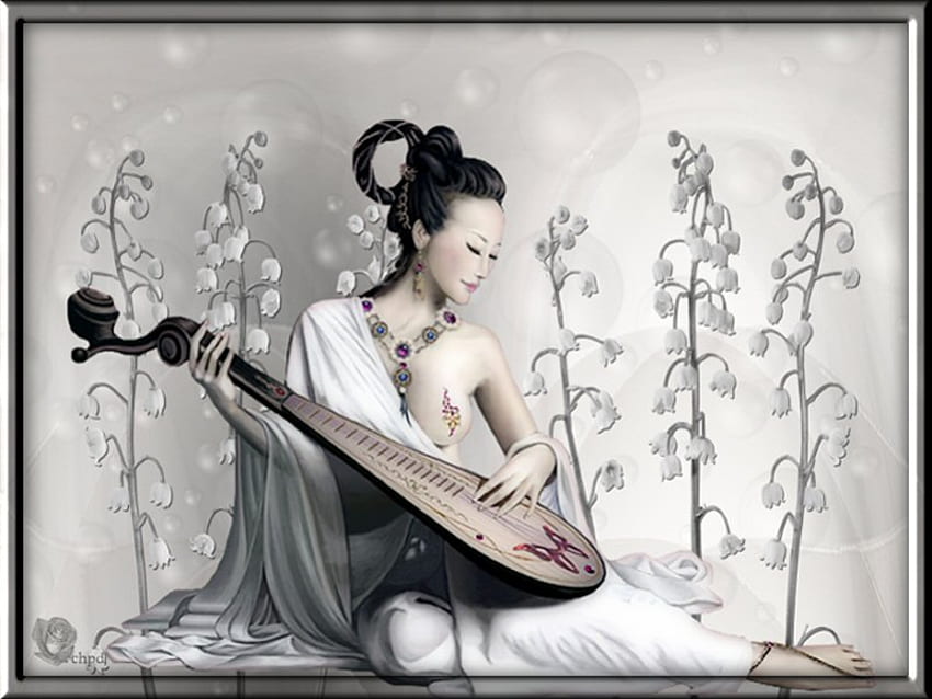 oriental 3, music, oriental, fantasy HD wallpaper