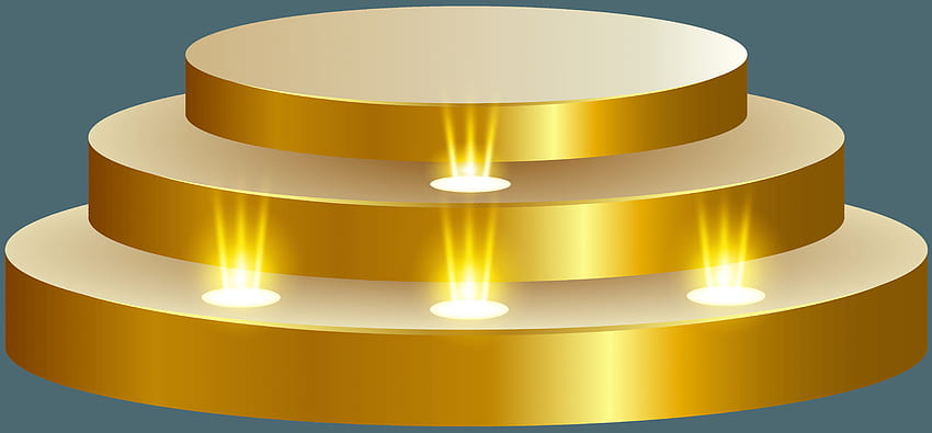 Palco Pódio Dourado Transparente PNG Clip Art De Alta Qualidade E Transparente PNG Clipart papel de parede HD