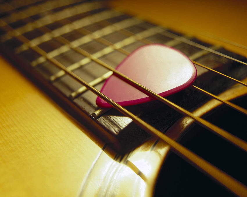 Play Guitar Chords With Red Guitar Pick < Other Fun HD wallpaper