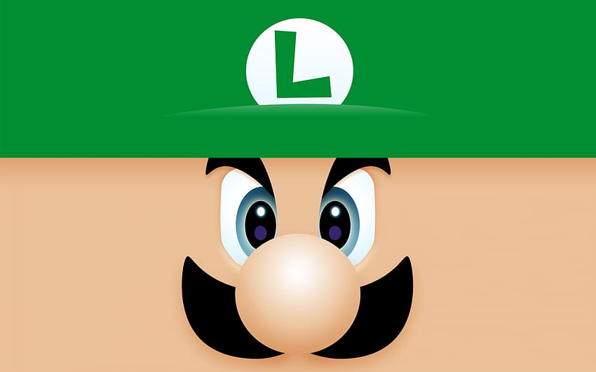 Luigi Face 16801050 Super Mario [] na telefon komórkowy i tablet. Poznaj Luigiego. Waluigi, Mario i Luigi, Super Mario Tapeta HD