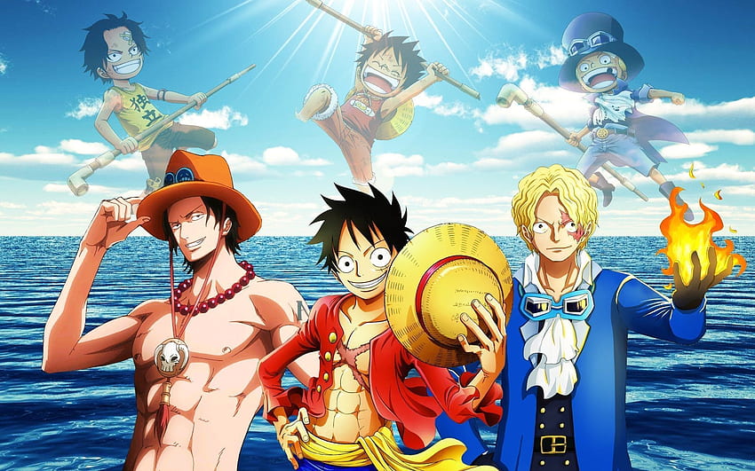 Wallpaper HD Luffy/Ace/Sabo Brothers - One Piece by INAKI-GFX on DeviantArt