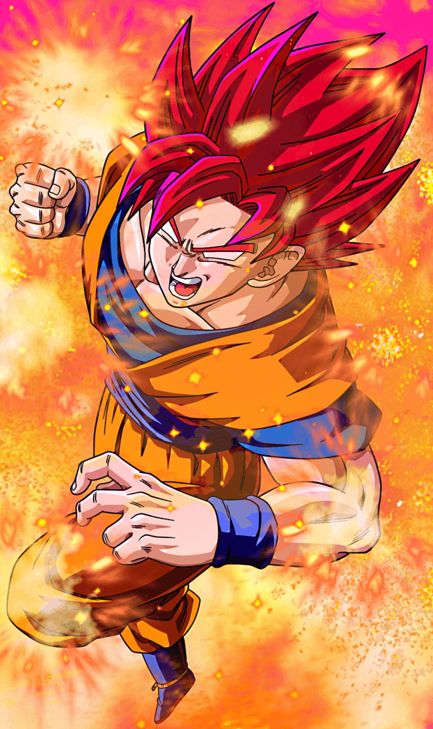 Of Goku And Vegeta Super Saiyan God Fusion fo, Goku SSJ God HD phone  wallpaper | Pxfuel