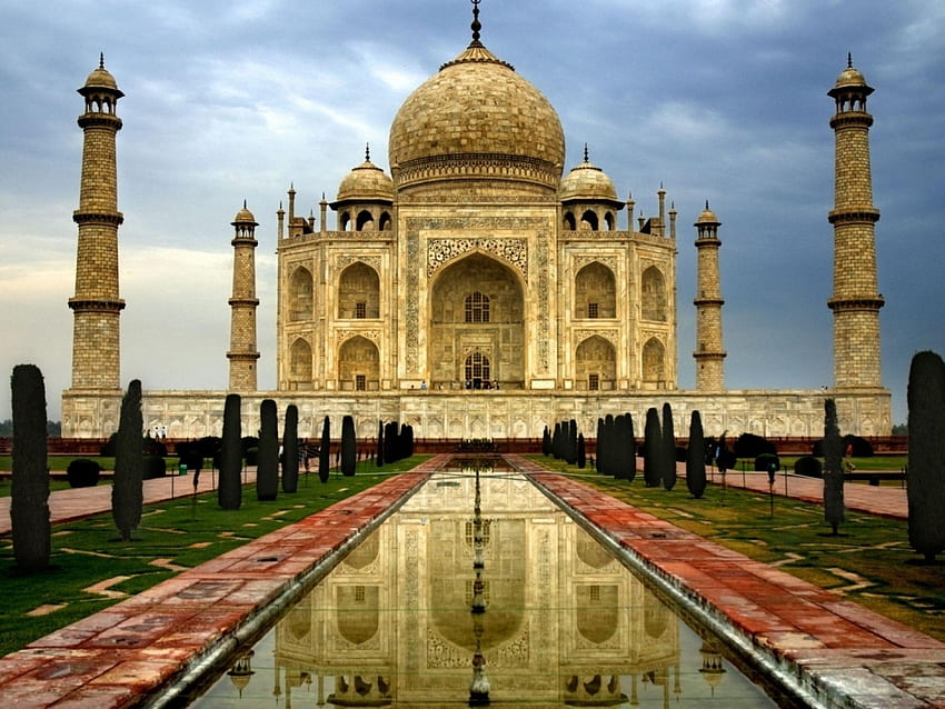 Taj Mahal, Architektur HD-Hintergrundbild