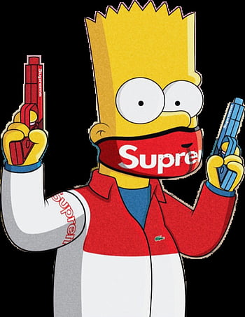 Bart simpson, bart simpsons, supreme, HD phone wallpaper