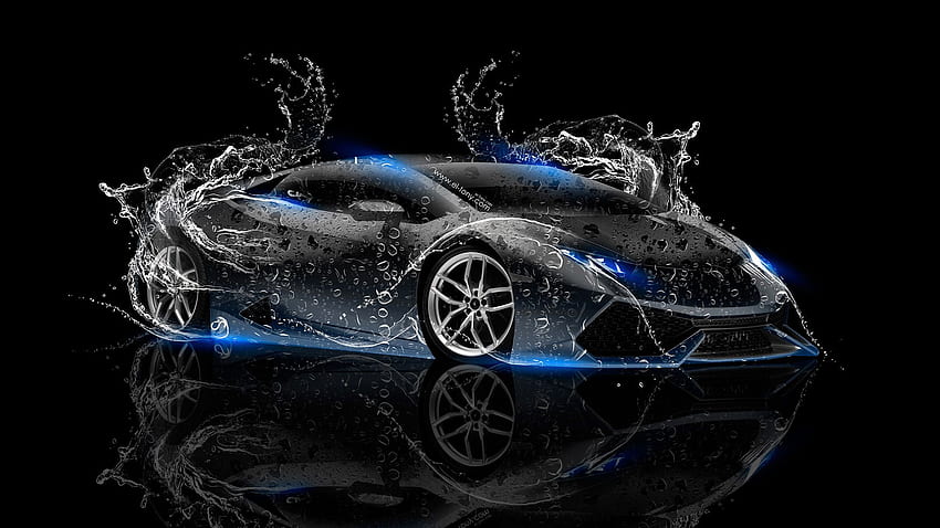 Lamborghini Huracan Super Water Car 2014 Blue Neon, Neon Sports Cars HD ...
