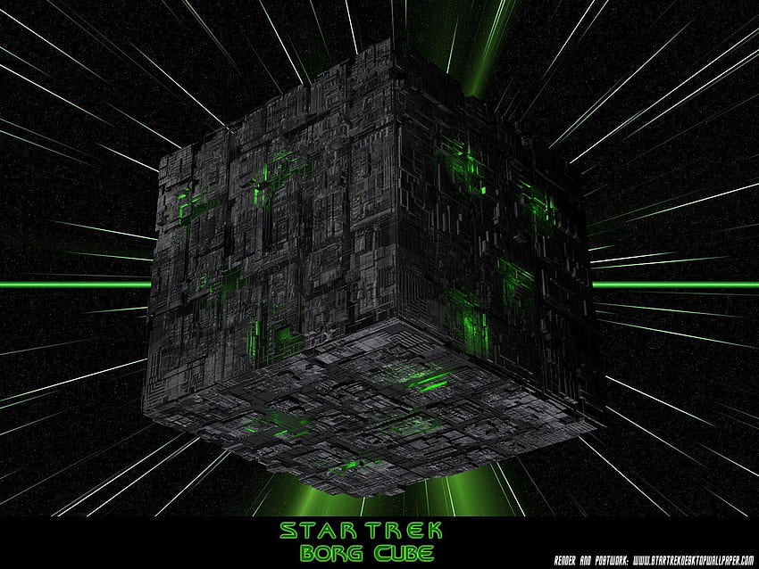Cubo Borg de Star Trek fondo de pantalla