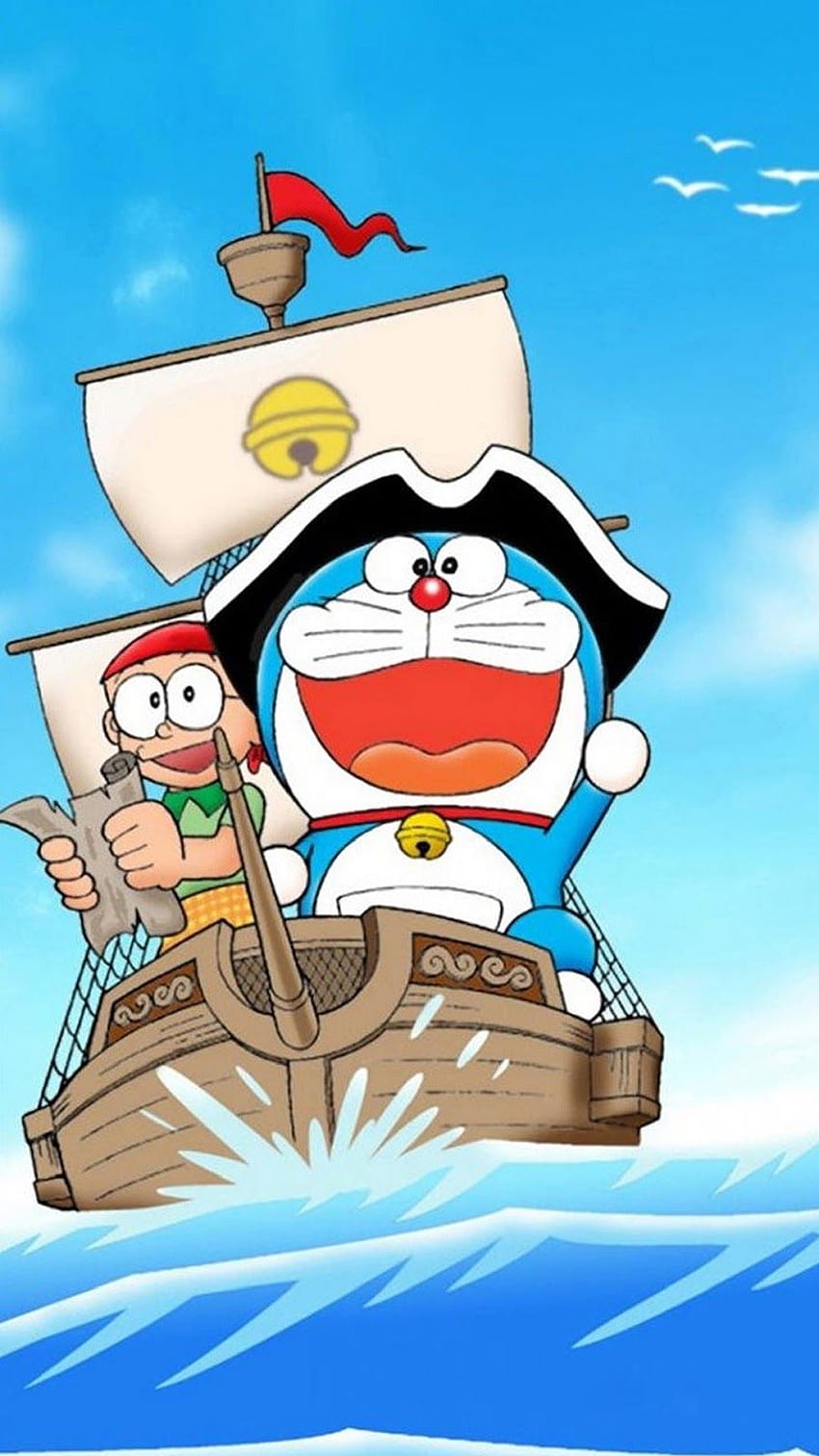 Cute And Funny Cartoon Of Shin Chan, Nobita, Doraemon Phone & Background HD phone wallpaper