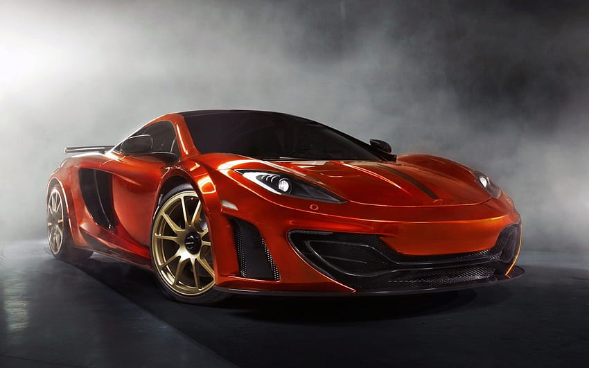 McLaren, cool, car, red HD wallpaper