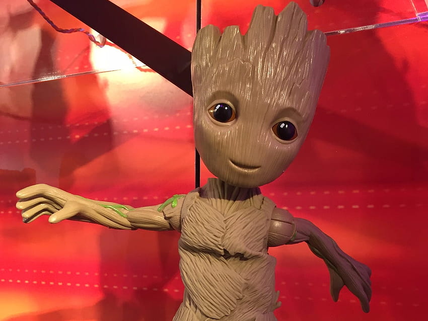 Guardians of the Galaxy Vo. 2' Baby Groot Toy Dances to Music, Baby Groot Dancing HD wallpaper