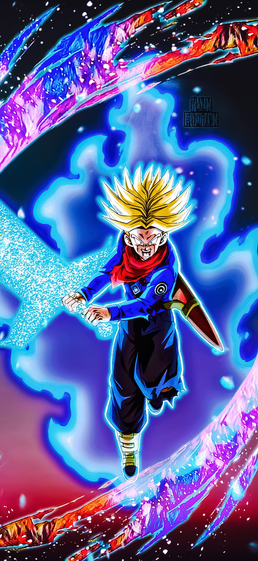 Trunks ssj2/blue  Anime dragon ball super, Dragon ball gt, Dragon ball  wallpapers