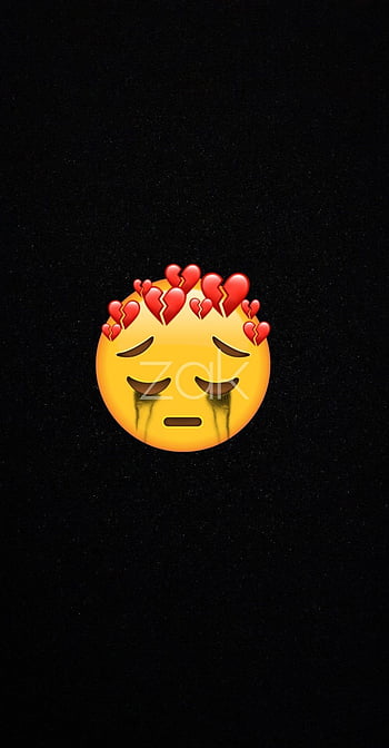 Broken heart iphone emoji HD wallpapers | Pxfuel