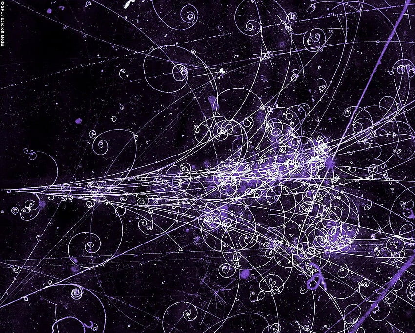粒子衝突。 神聖幾何学、自然のデザイン、科学 高画質の壁紙