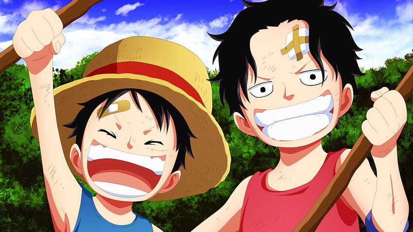 Ace and Luffy Wallpapers  Top Free Ace and Luffy Backgrounds   WallpaperAccess