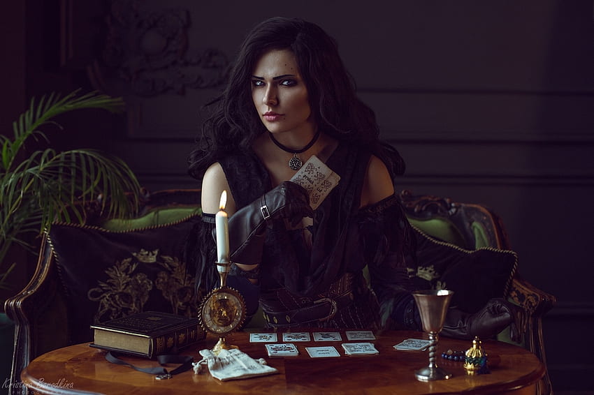 Cosplay ~ Yennefer, yennefer, woman, model, cosplay, girl, the witcher, kristina borodkina HD wallpaper