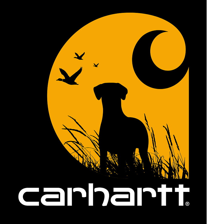 Diseño de camiseta de perros Carhartt. Logotipo de Carhartt, Carhartt, Pegatinas de marca fondo de pantalla del teléfono