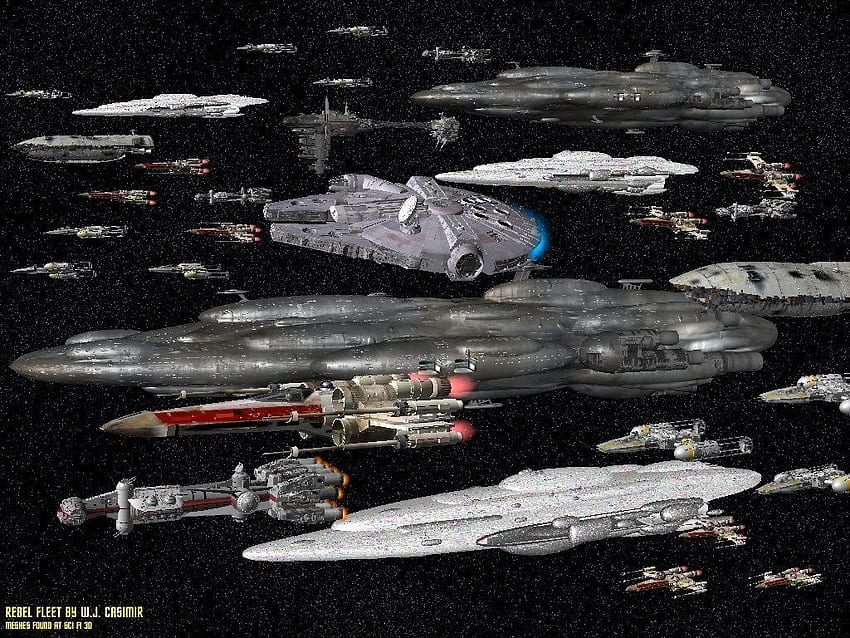 Frota Rebelde - Guerra nas Estrelas, Navios de Guerra nas Estrelas papel de parede HD