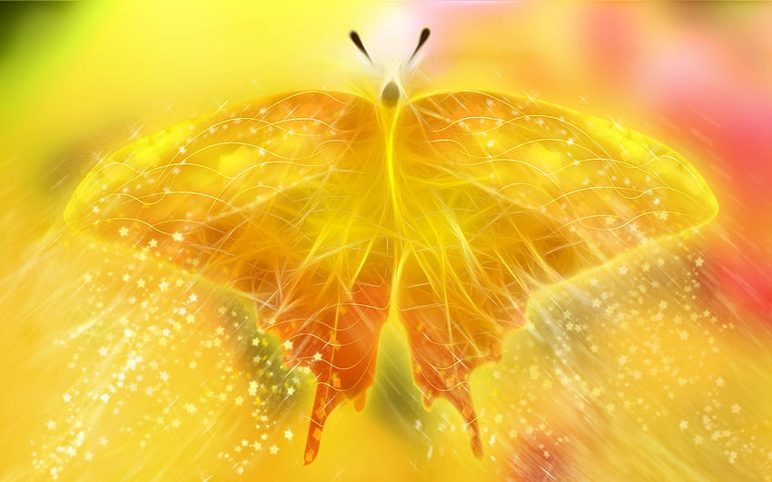 Kupu-kupu, Fantasi, Serangga Wallpaper HD