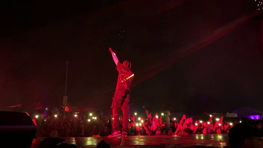 SKELETONS & ASTROTHUNDER - Travis Scott na żywo Astroworld, koncert Travisa Scotta Tapeta HD