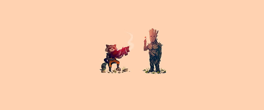 Guardians Of The Galaxy, Groot, Rocket Raccoon / and Mobile Background HD wallpaper
