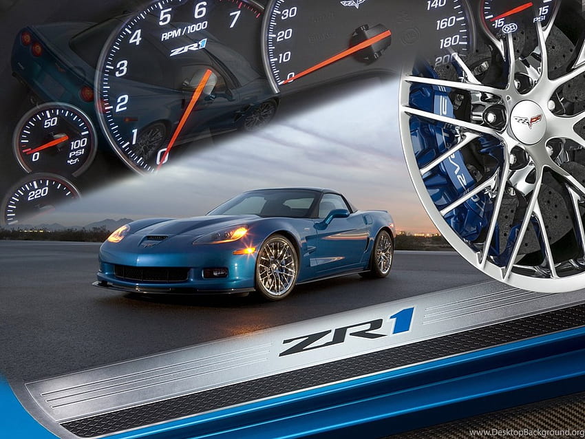 Chevrolet Corvette ZR1 Gauges , cars . Background, Blue Corvette ZR1 HD wallpaper