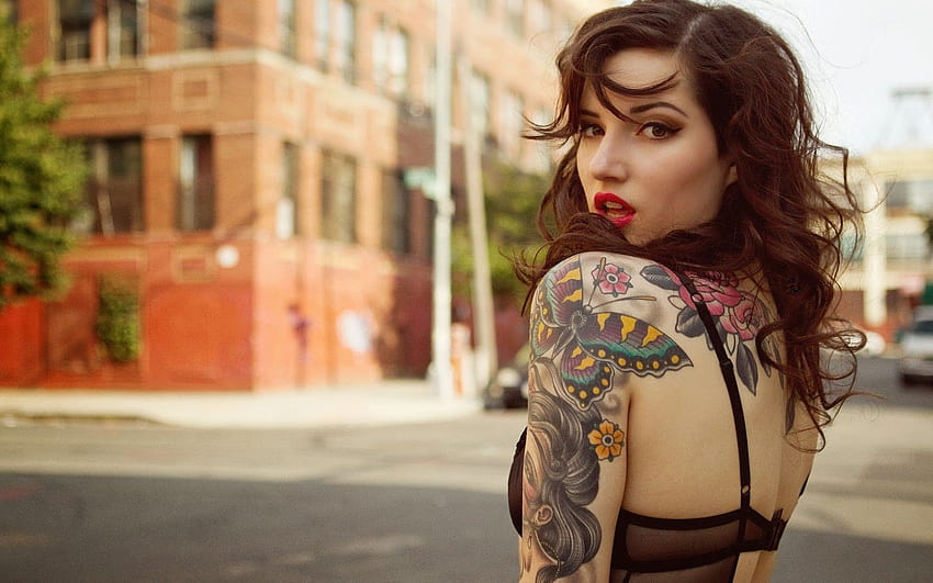We Have The Best Gallery Of The Latest Tattoos Girls - Tattooed HD wallpaper