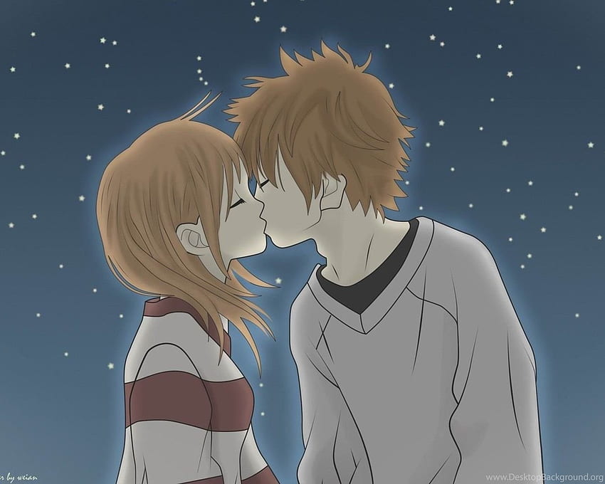 Best Anime Love Couple Background HD wallpaper  Pxfuel