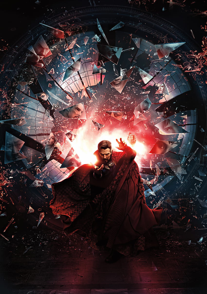 Doktor Strange w Multiwersie Szaleństwa, plakat filmowy, 2022 Tapeta na telefon HD