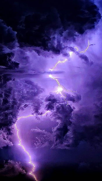 Download Powerful Purple Lightning Wallpaper  Wallpaperscom