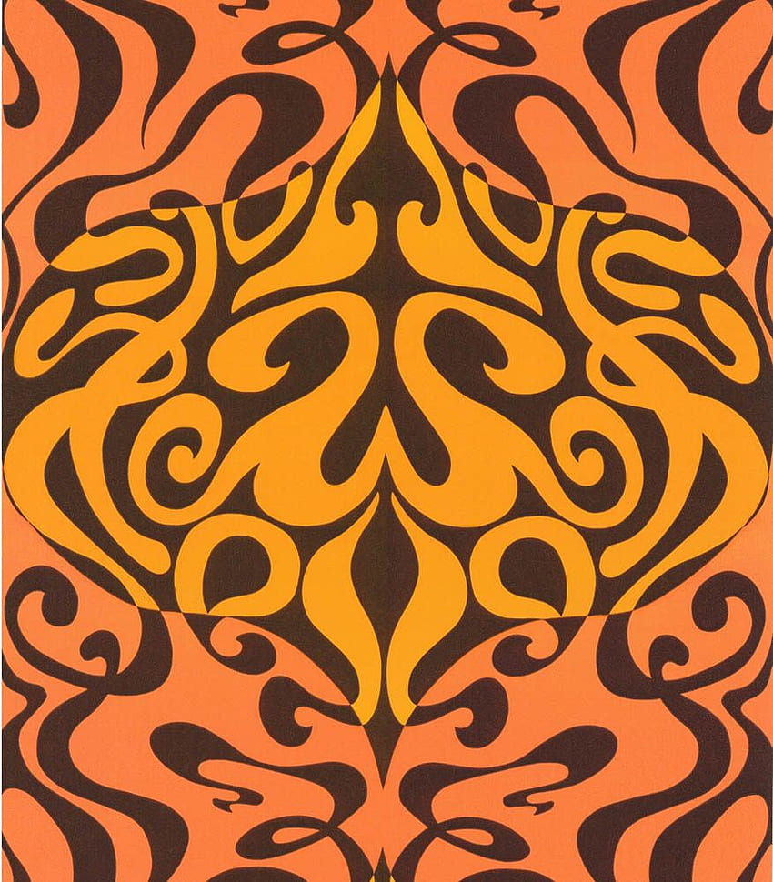 Cole and Son Woodstock 7126, 60s Psychedelic HD phone wallpaper