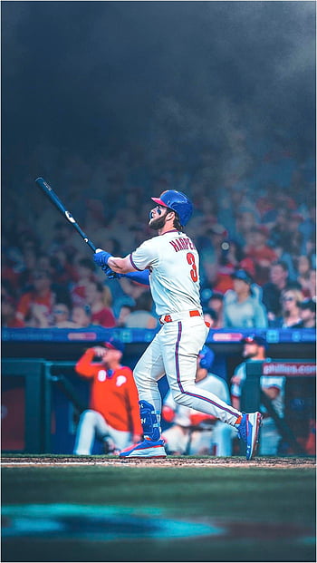 2022 Major League Baseball postseason Bryce Harper Poster Wallpaper Canvas  –