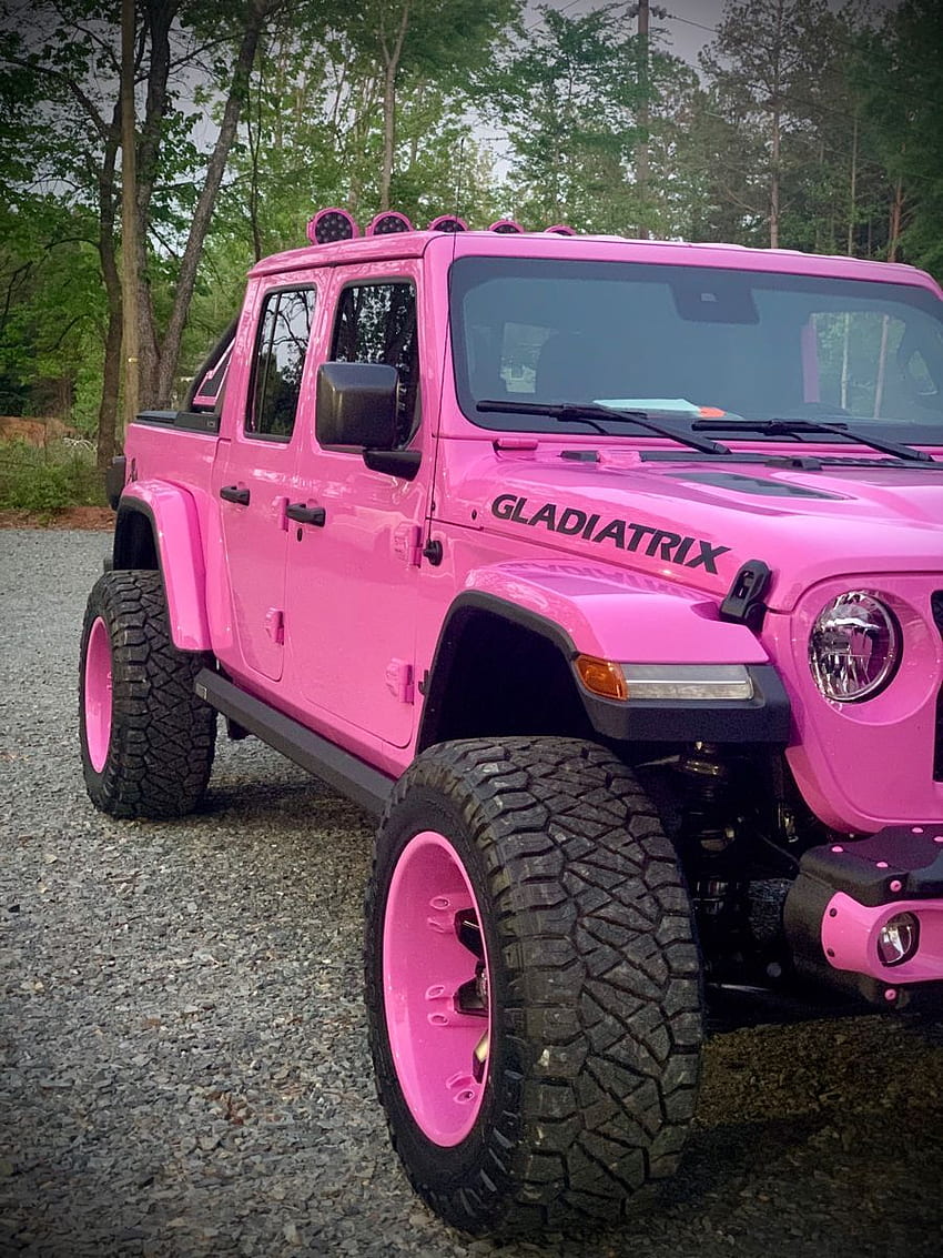 Jeep Gladiator 2020 in 2020. Jeep wrangler accessories, Pink jeep, Jeep  gladiator HD phone wallpaper | Pxfuel