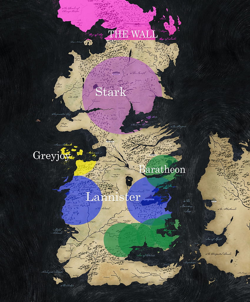 The one map you need to understand Game of Thrones. HD phone wallpaper ...