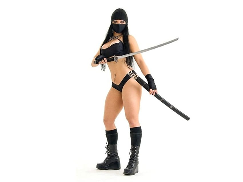 Ninja Lady, gostosa, senhora, ninja papel de parede HD
