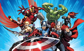 Marvel Super Heroes The Avengers 3d Wall Paper Kids Bedroom Wall Paper 