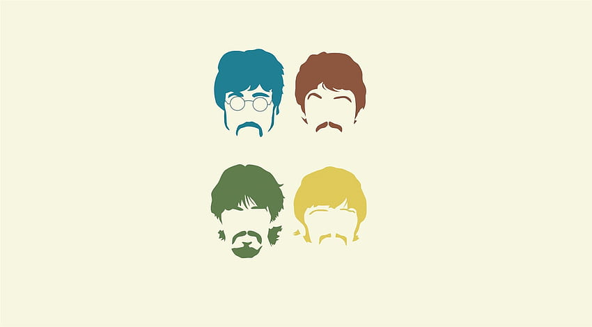 Beatles за вашия или мобилен екран и лесно, Vintage Beatles HD тапет